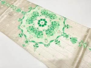 アンティーク　華紋織り出し袋帯（材料）